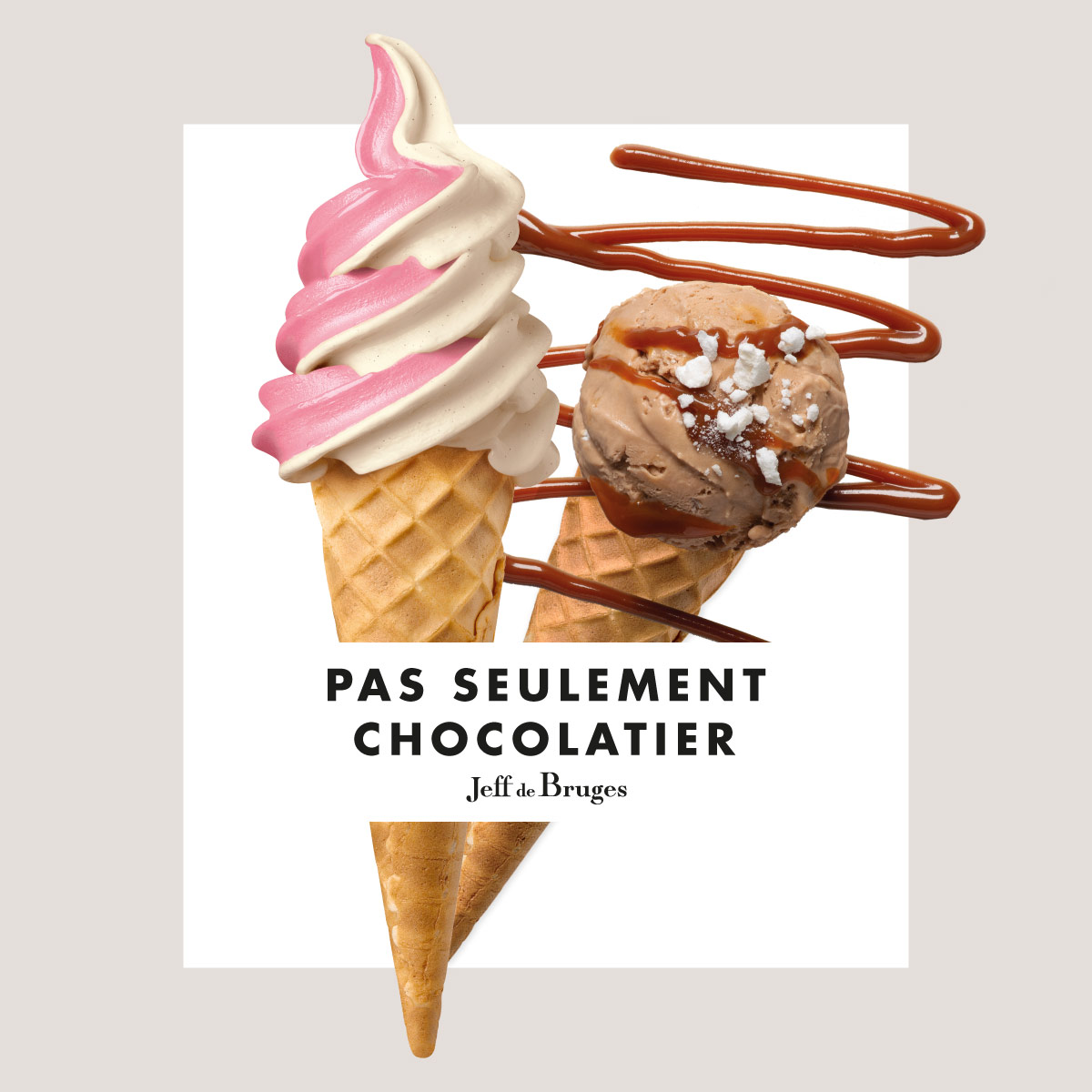 Logo de la boutique Les glaces Jeff de Bruges 🍦