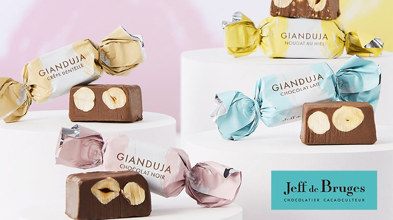 Logo de la boutique LA COLLECTION GIANDUJAS CHEZ JEFF DE BRUGES !