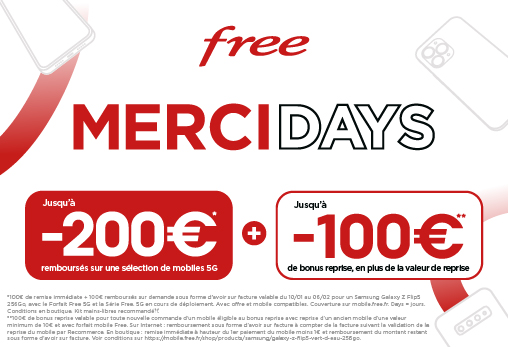 MERCI DAYS FREE