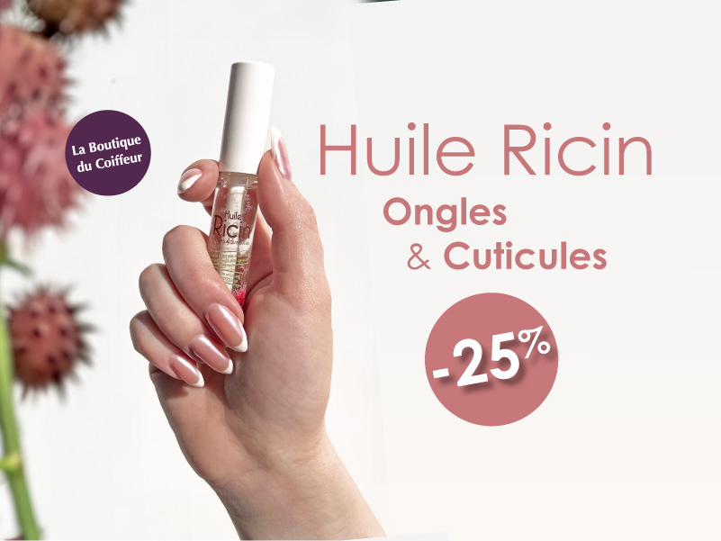 OFFRE DU MOIS : L’huile Ricin Ongles et Cuticules de Soteix