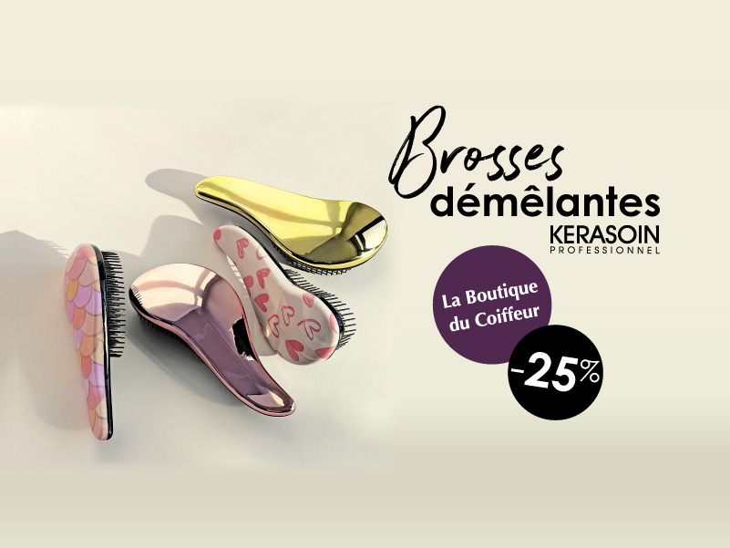OFFRE DU MOIS : Les Brosses démêlantes Kerasoin Professionnel