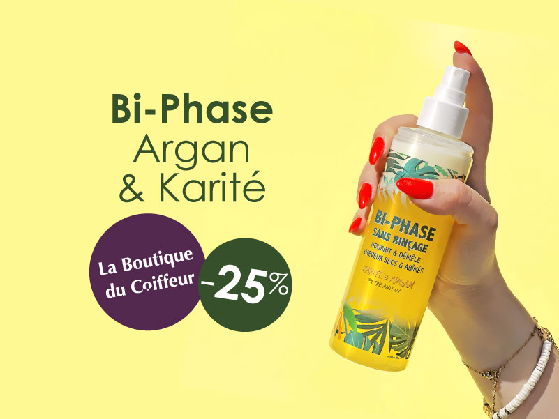 OFFRE DU MOIS : -25% sur le bi-phase argan et karité de Kerasoin Professionnel