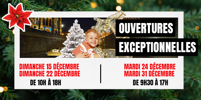 Logo de la boutique Ouvertures exceptionnelles de décembre ❄️